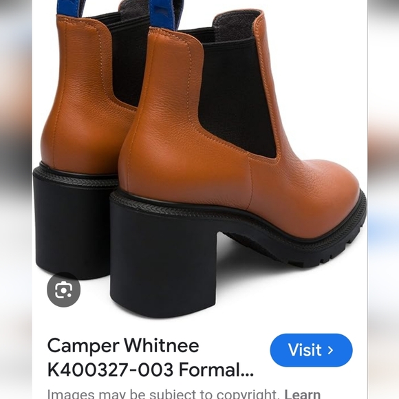 Camper Whitnee Leather Chelsea Boots - Picture 1 of 7